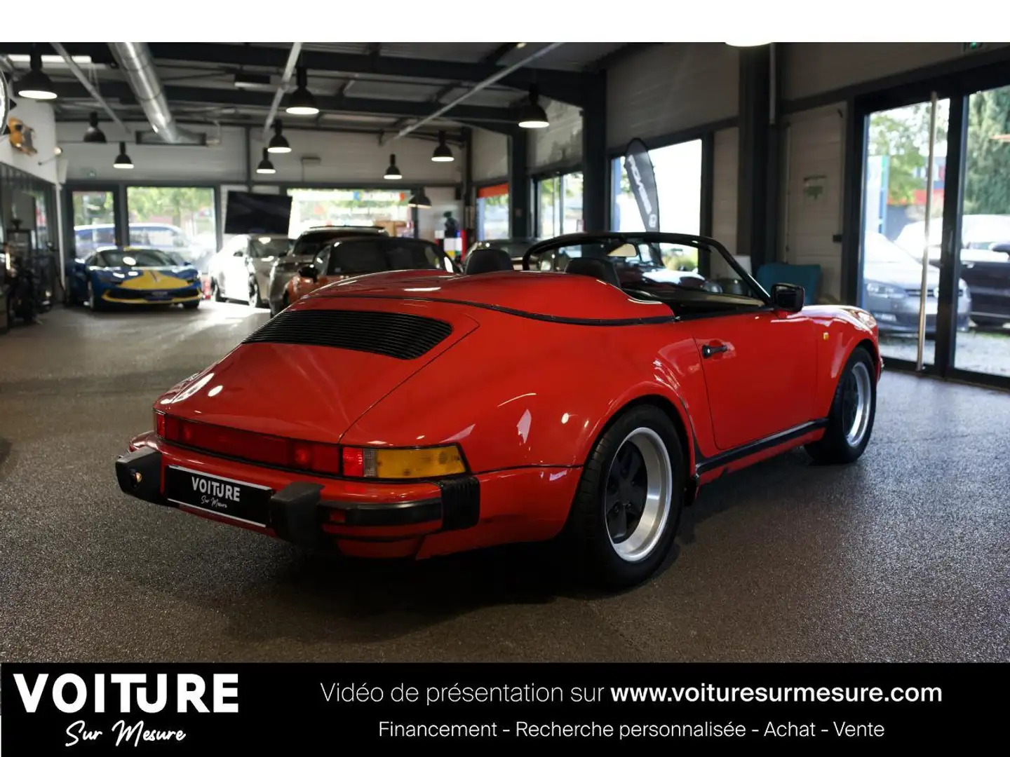 Porsche 911 Speedster 3.2i - 231 TYPE G SPEEDSTER Turbo look Rouge - 2