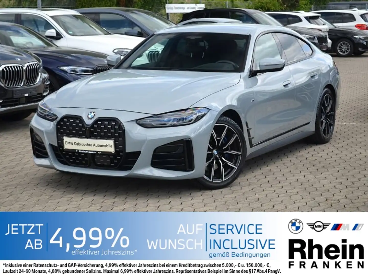 BMW 430 i Gran Coupe M Sport LiveCptProf.Laser.Har/Ka Gris - 1