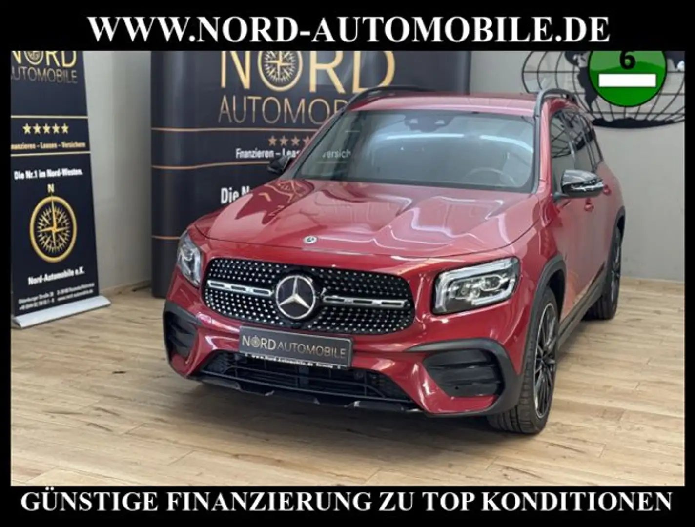 Mercedes-Benz GLB 220 d 4MATIC AMG *AHK*Wide*Kam*Night*20ZOLL* AMG Rouge - 1
