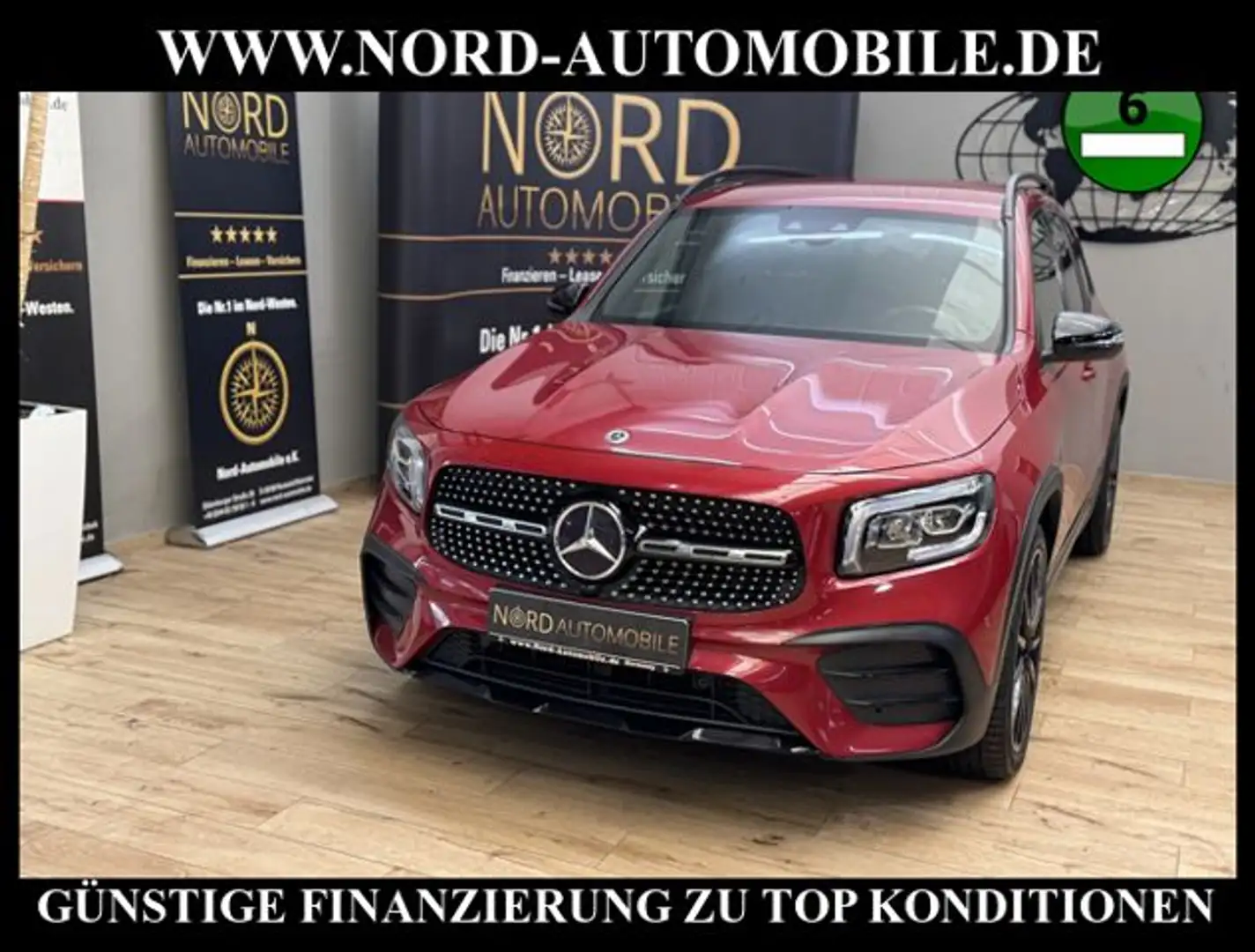 Mercedes-Benz GLB 220 d 4MATIC AMG *AHK*Wide*Kam*Night*20ZOLL* AMG Rot - 1