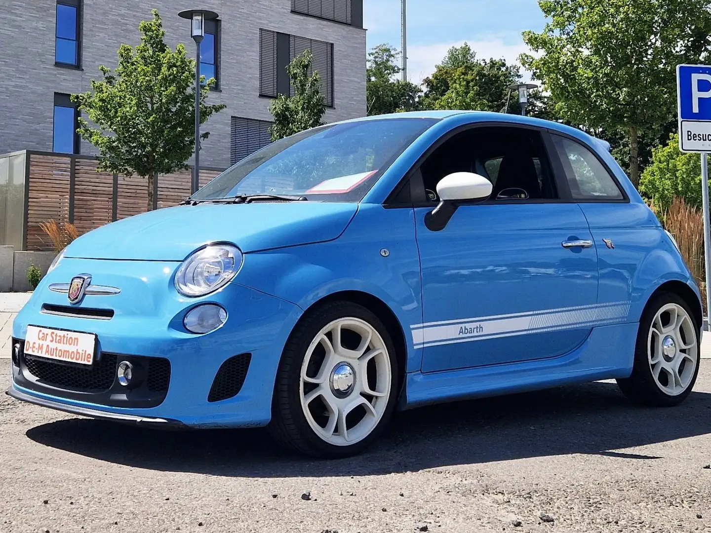 Abarth 500 500 /PDC /Euro5/Klima/Euro5/Weiße Alufelgen/ABS Blau - 1