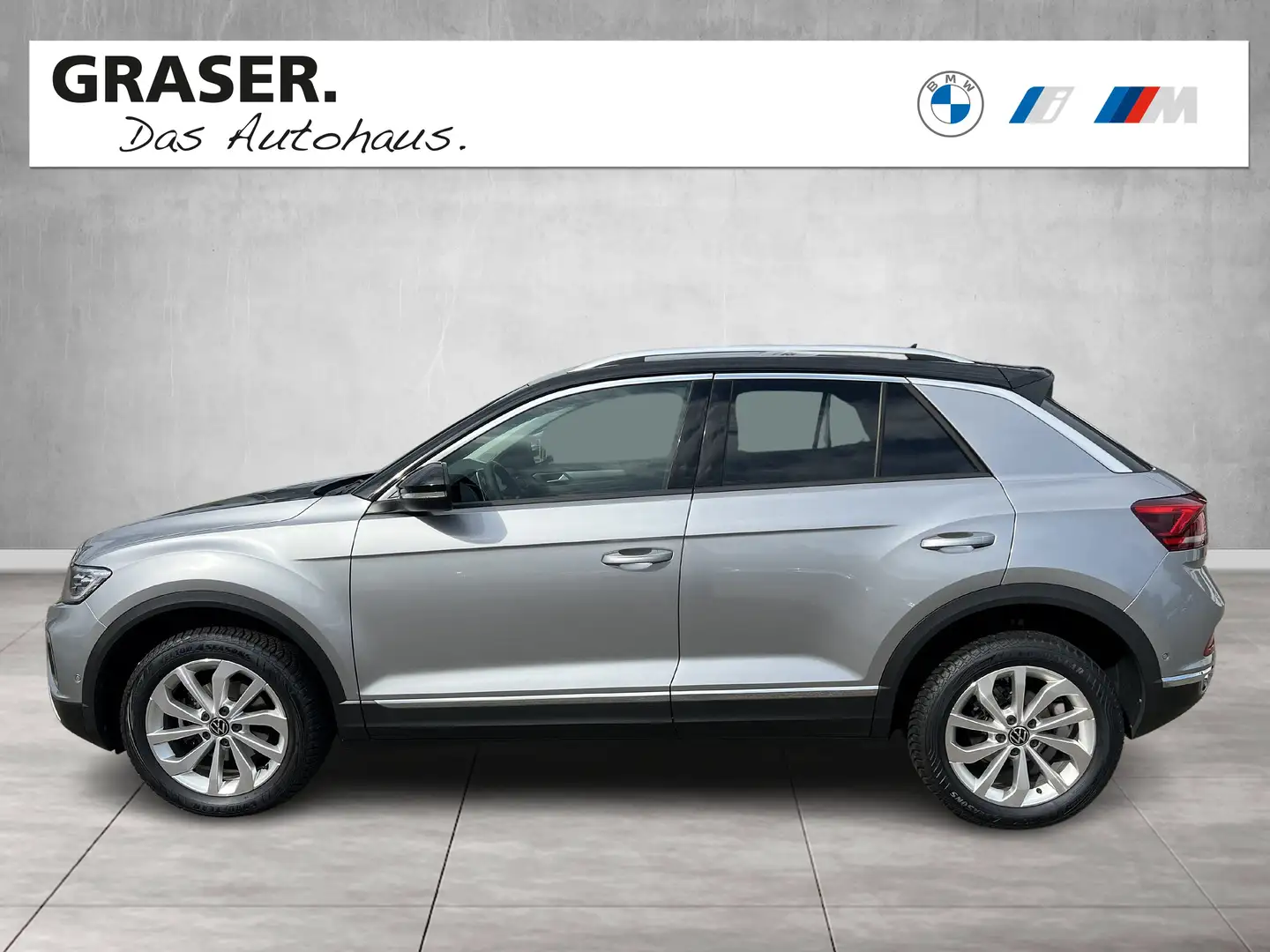 Volkswagen T-Roc 1,5 DAB LED Parkassistent AHK Klimaaut. Grigio - 2