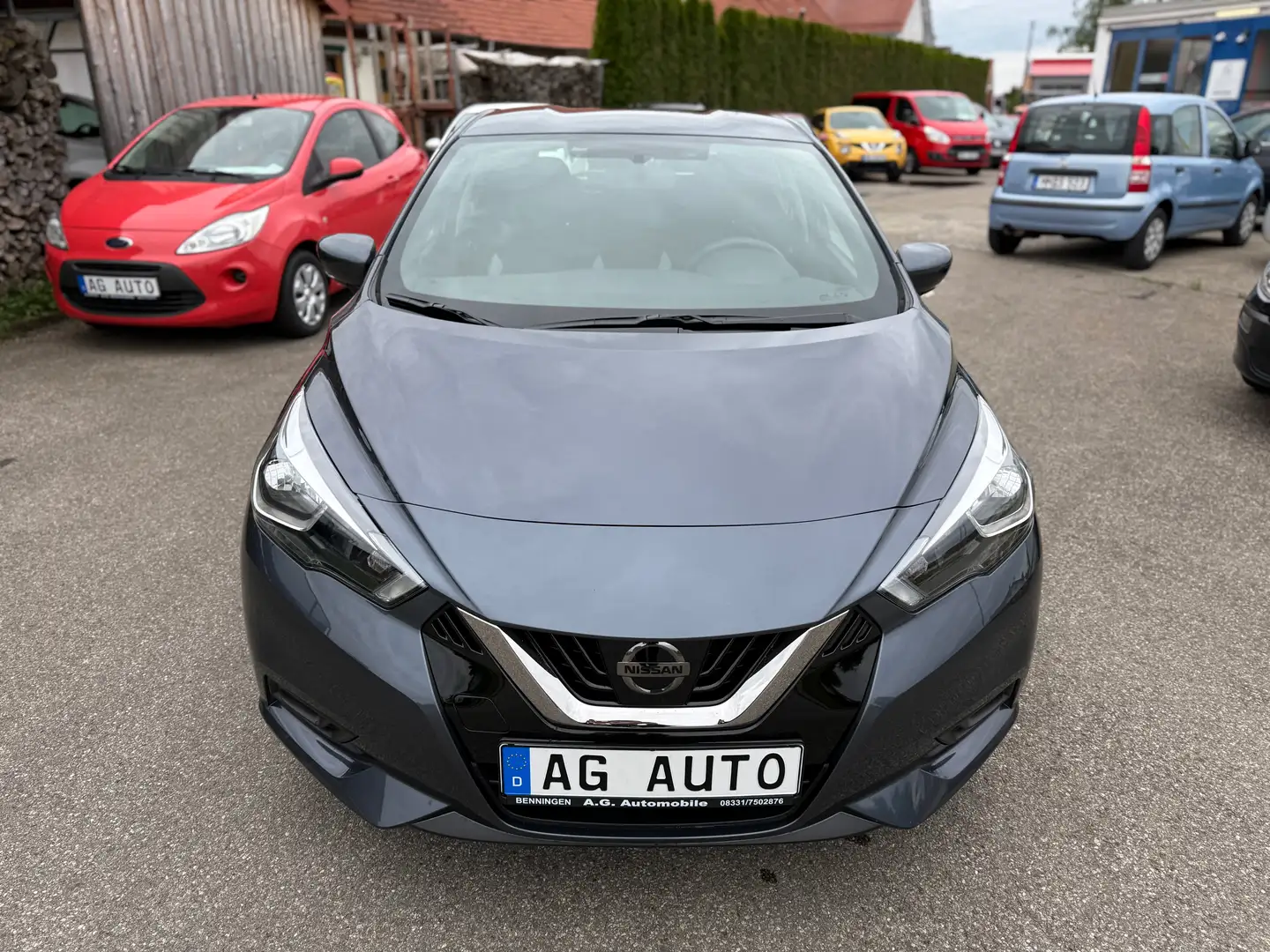 Nissan Micra Acenta +Garantie Klima Navi Alu Tempomat DAB Gris - 2