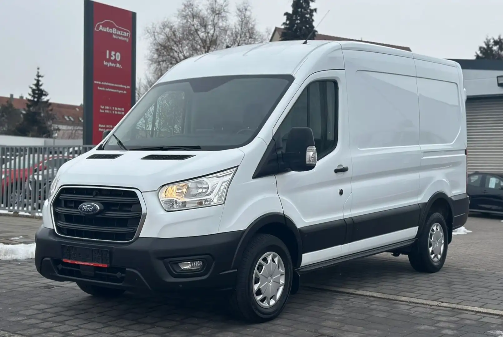 Ford Transit Kasten L2 / 1. Hand / Scheckheft / Klima Blanc - 1