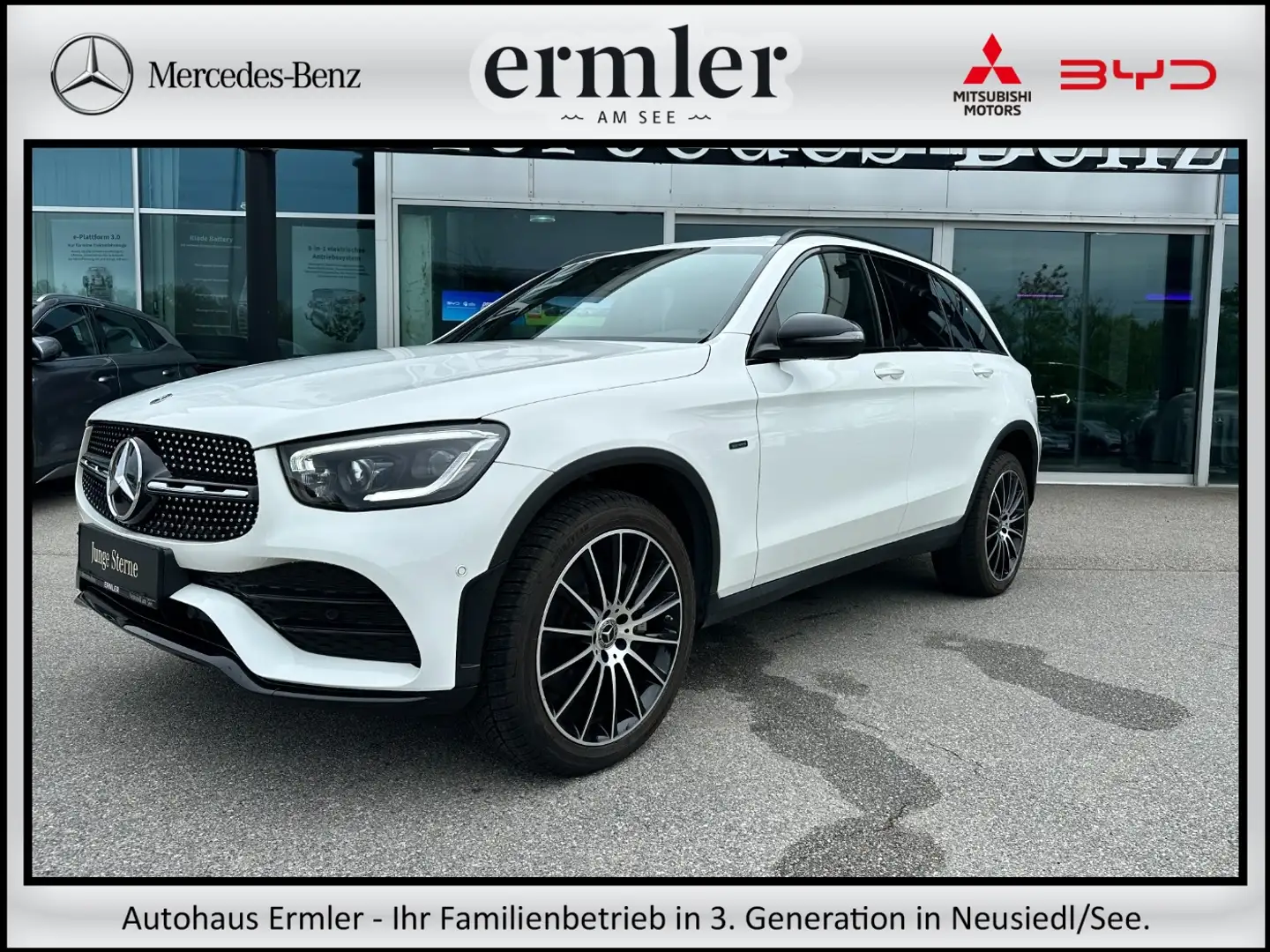 Mercedes-Benz GLC 300 de 4MATIC AMG Virtual Cockpit Allrad Weiß - 1