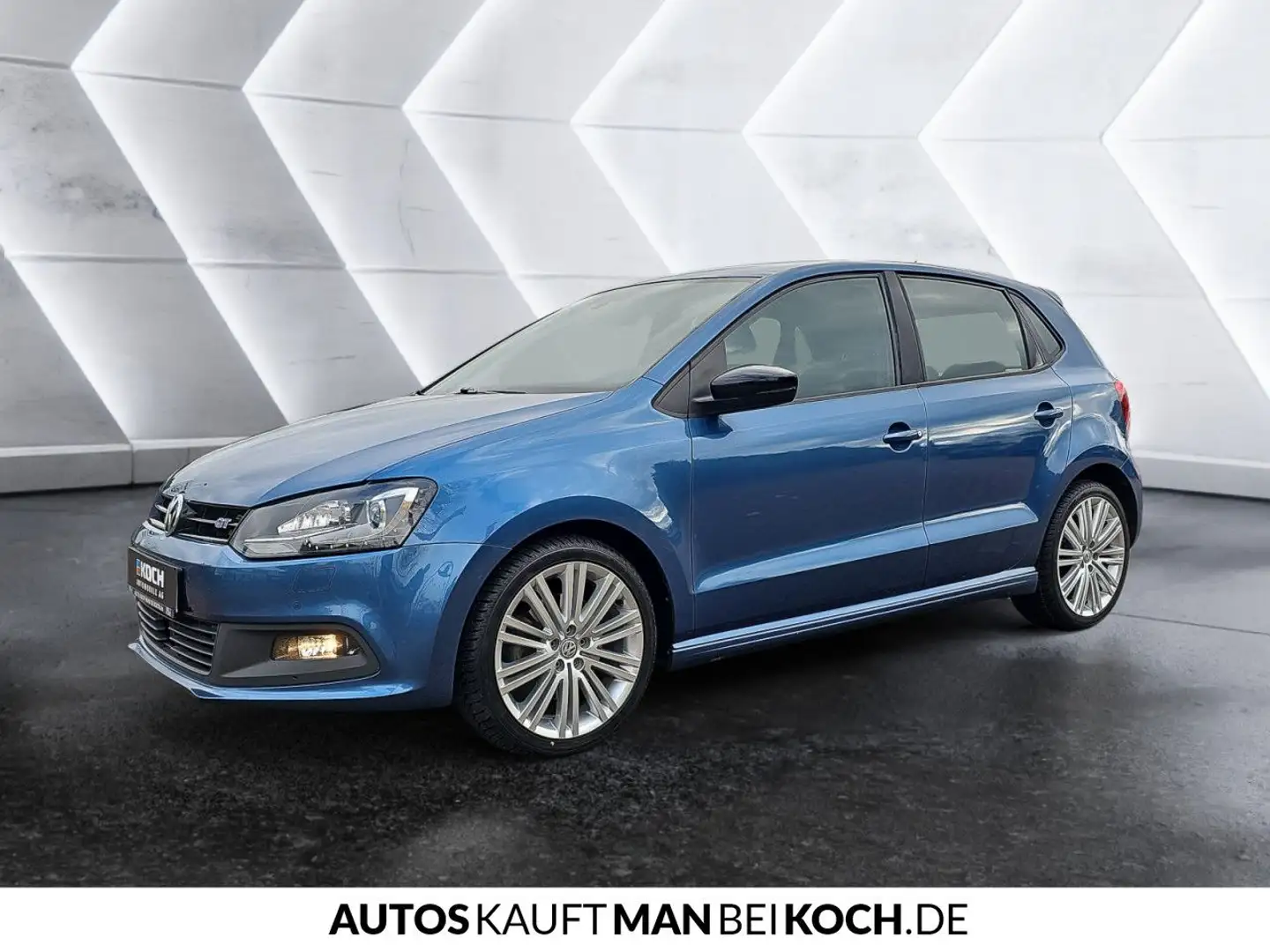 Volkswagen Polo 1.4 TSI GT ACC XENON ACC NAVI SHZ PDC V+H Blau - 2