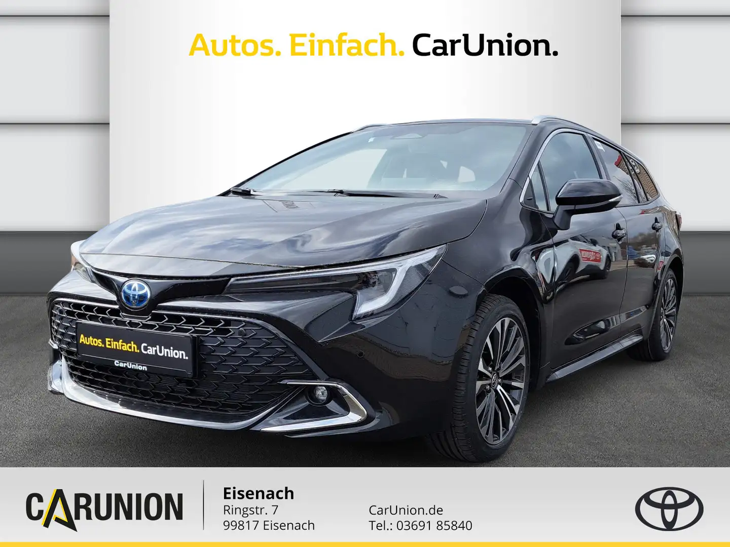 Toyota Corolla TEAMPLAYER LED+NAVI 1.99% eff.Zins Schwarz - 1