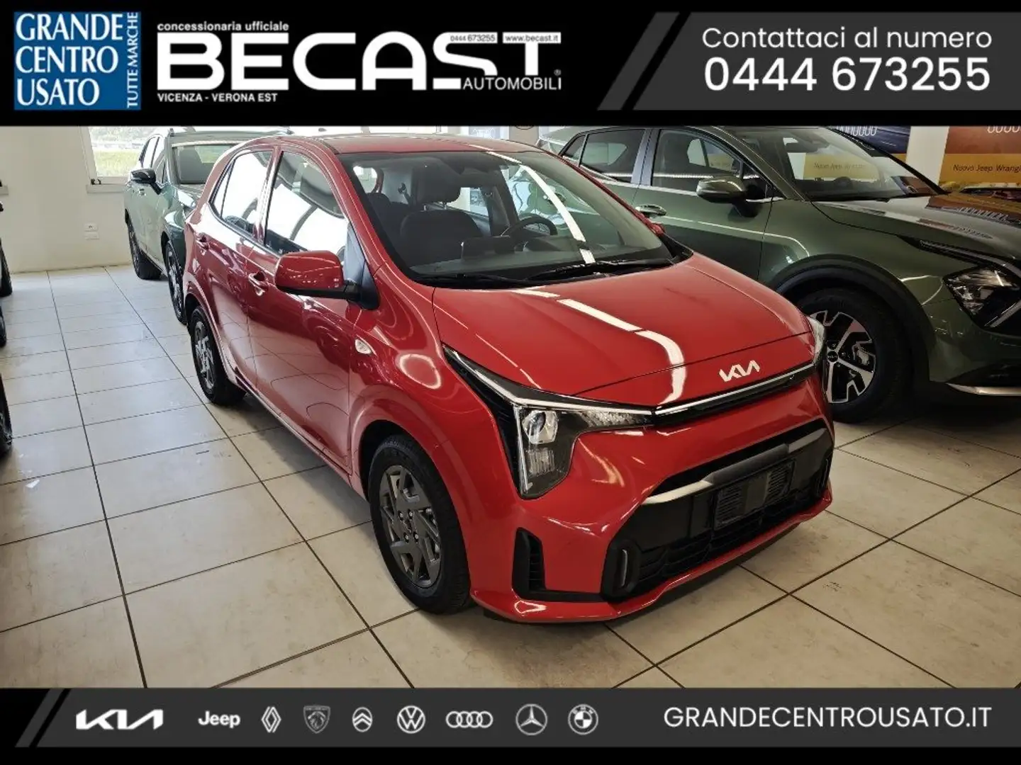 Kia Picanto 1.0 12V 5 porte AMT Urban - PROMO PRONTA CONSEGNA Rosso - 1
