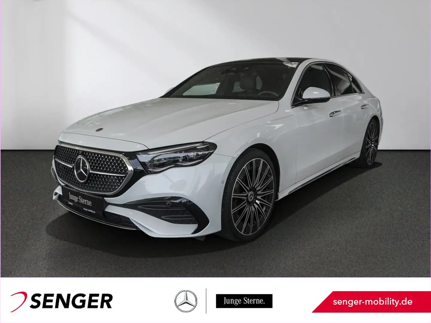 Mercedes-Benz E 450 d 4M AMG Pano Digital-Light Airmatic AHK Blanc - 1