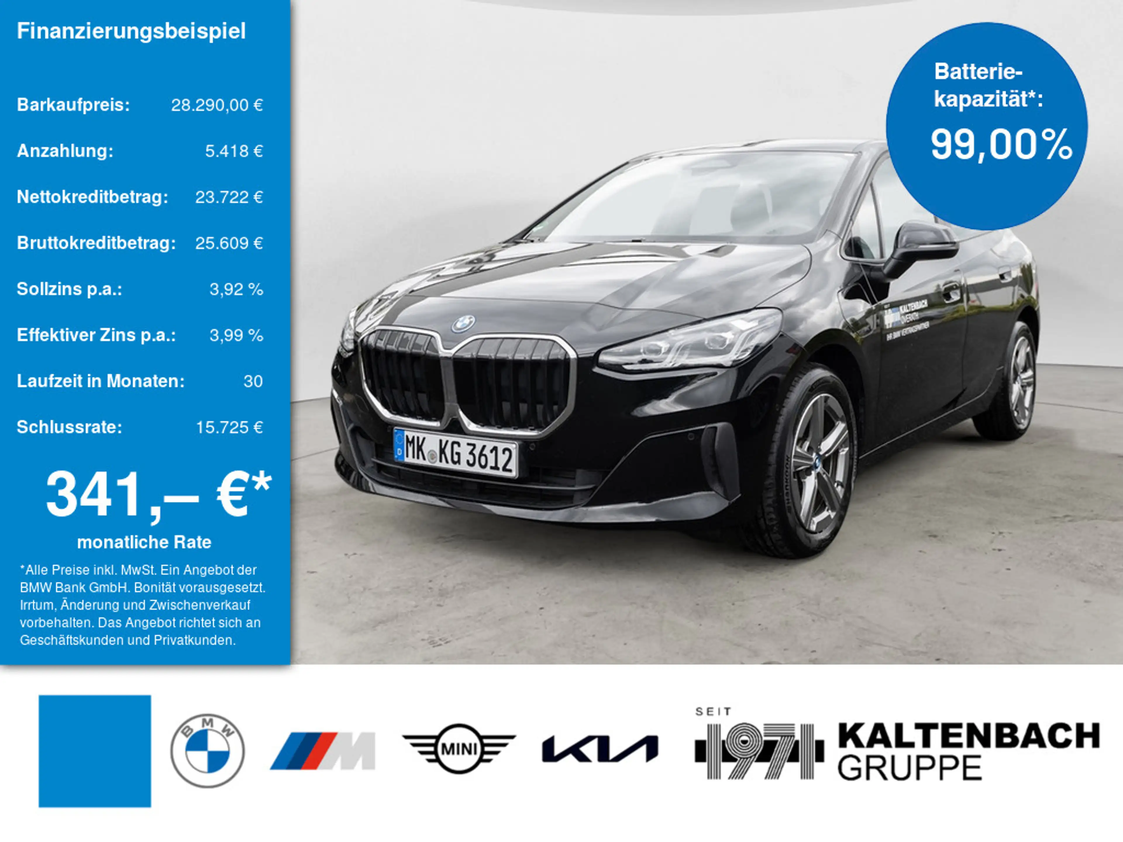 BMW 225 Active Tourer xDrive AHK LED NAVI KAMERA