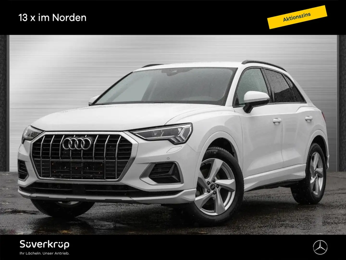 Audi Q3 35 1.5 TFSI S // AHK DISTR SPUR STANDH PDC Blanc - 1