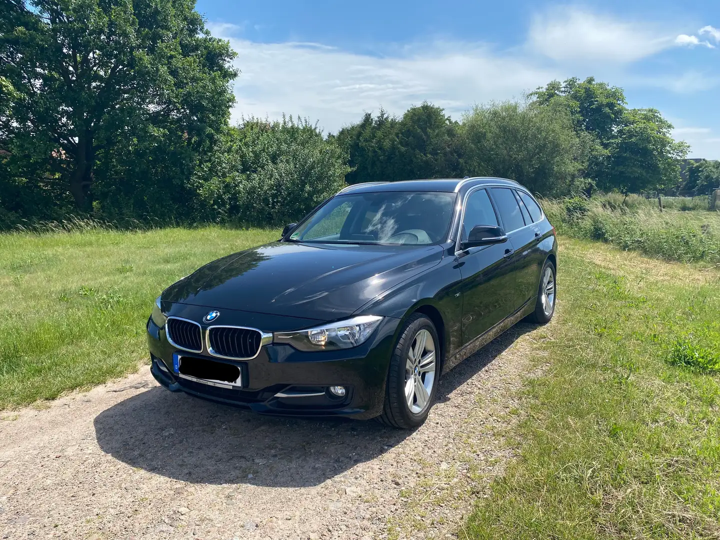 BMW 318 318d Touring Sport Line Nero - 1