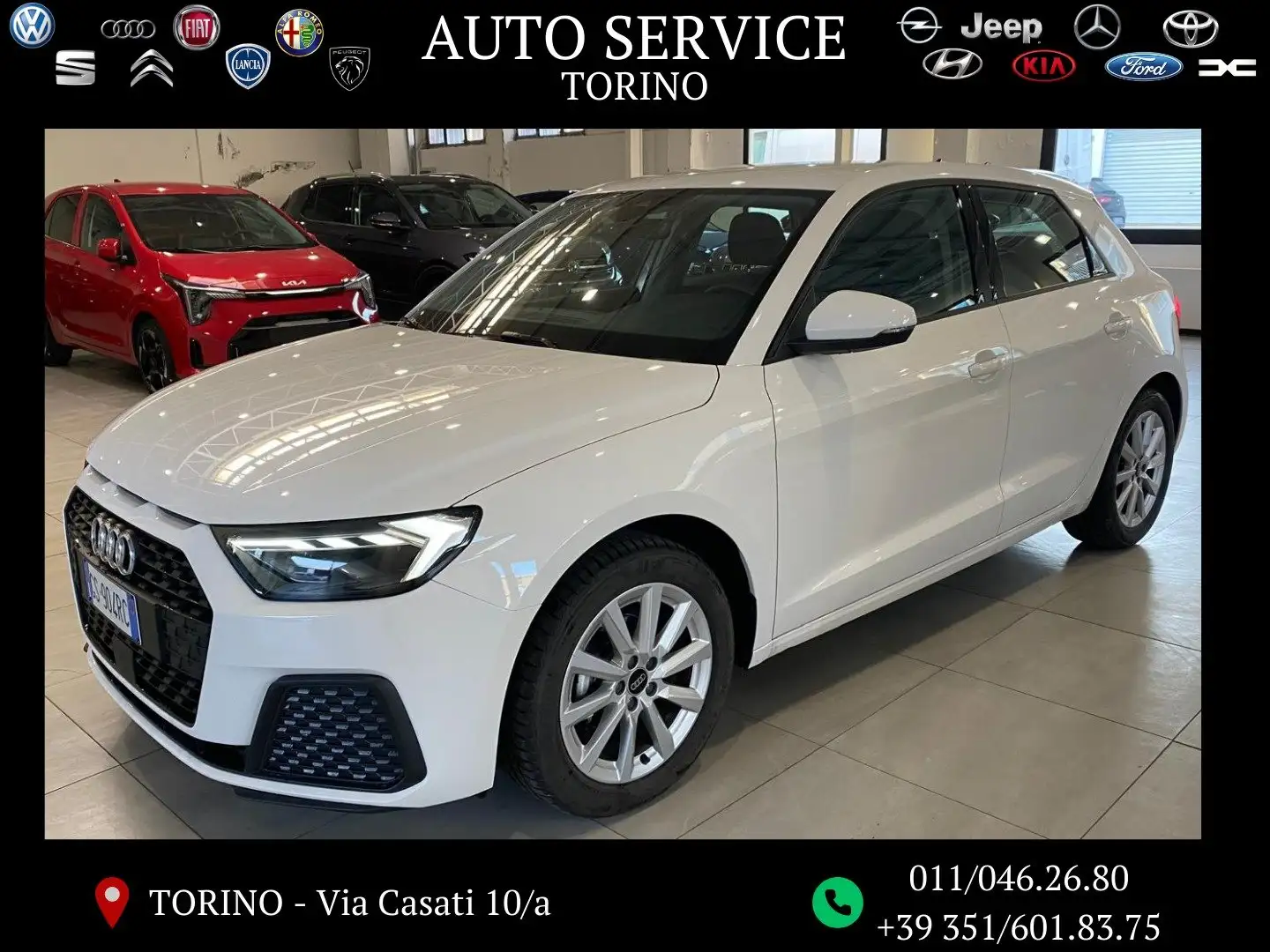 Audi A1 Sportback1.0 tfsi 95CV Business PRONTA CONSEGNA Blanc - 1