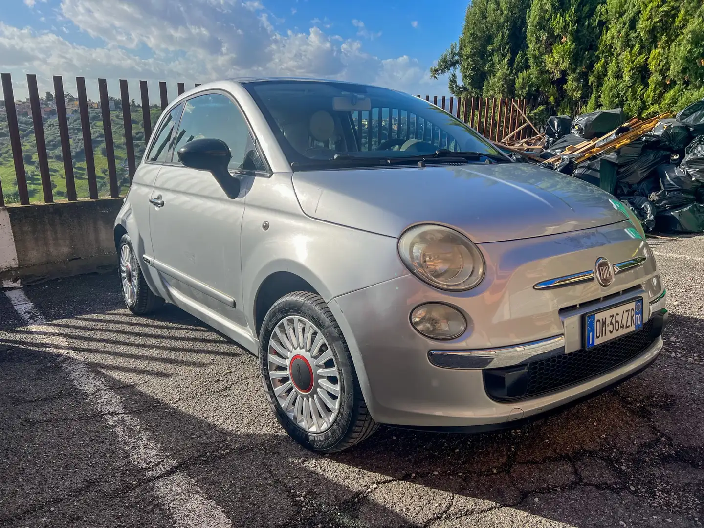 Fiat 500 CARPLAY ANDROID AUTO Silber - 2