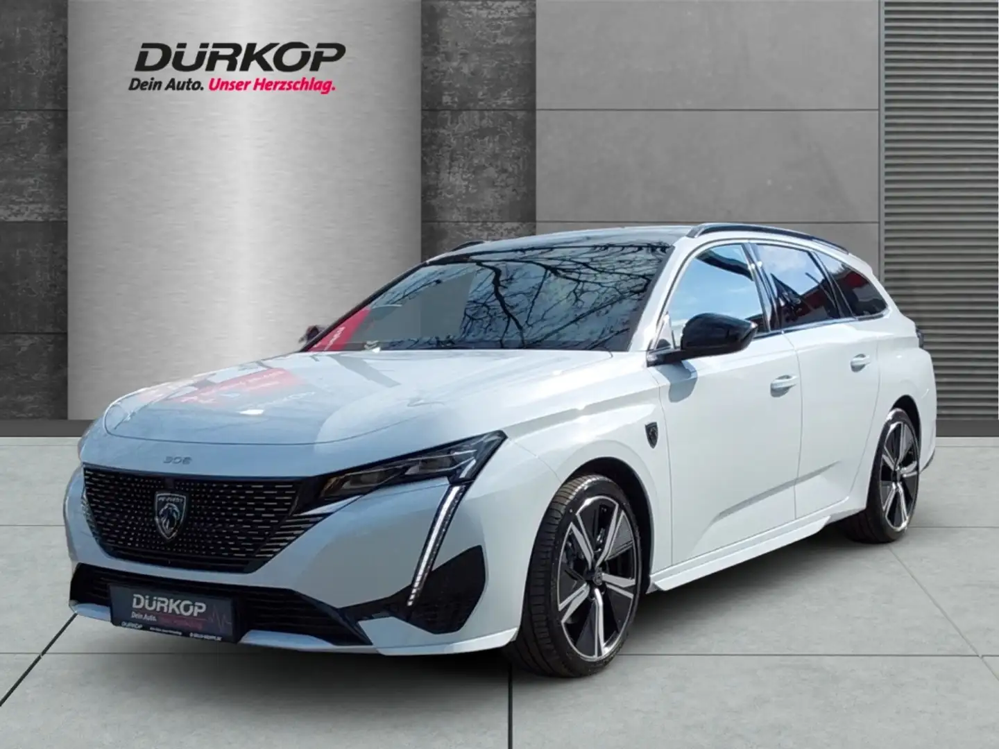 Peugeot 308 SW GT Hybrid 145 e-DSC6 AHK Panorama NAVI KAMERA S Blanco - 1