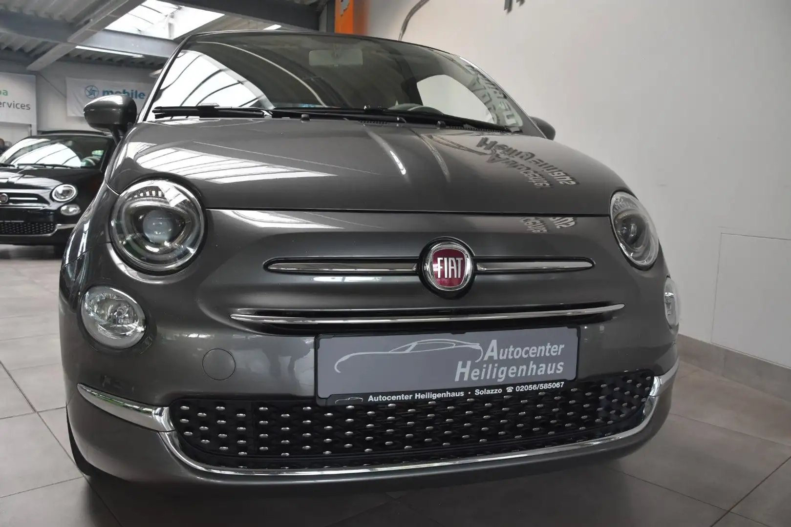 Fiat 500C Dolcevita Leder Alu Allwetter Klimaautomat Grau - 1