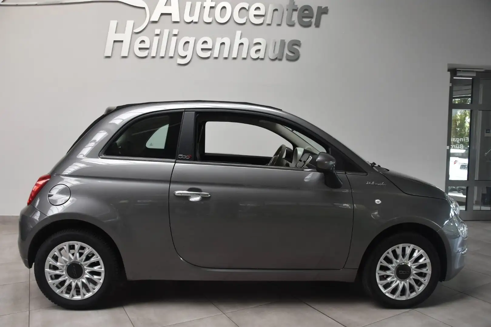 Fiat 500C Dolcevita Leder Alu Allwetter Klimaautomat Grau - 2