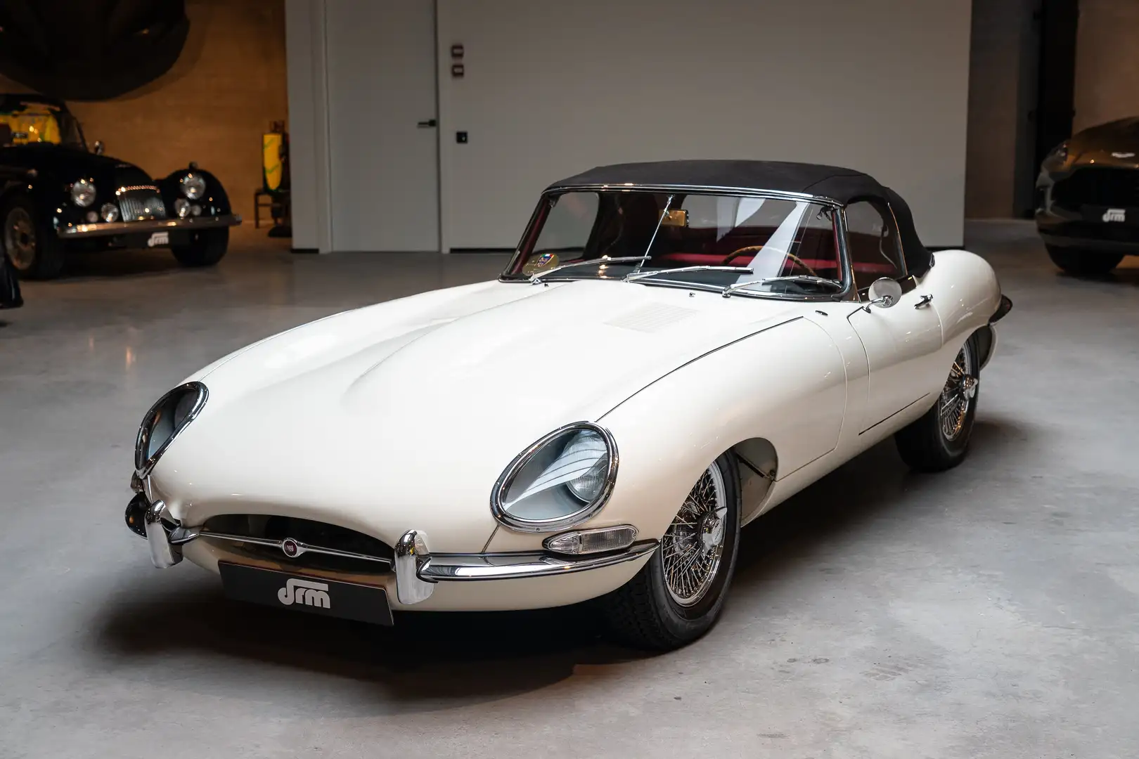 Jaguar E-Type 3.8 Cabrio - European - Matching! Blanco - 2
