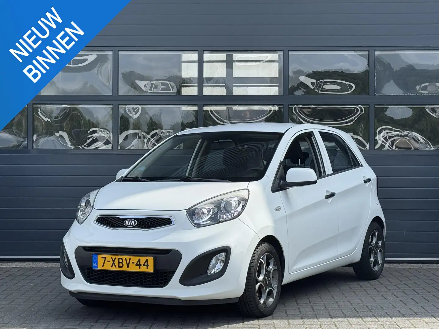 Kia Picanto 1.0 CVVT BUSINESSLINE I UNIEKE KM-STAND I AIRCONDI White - 1