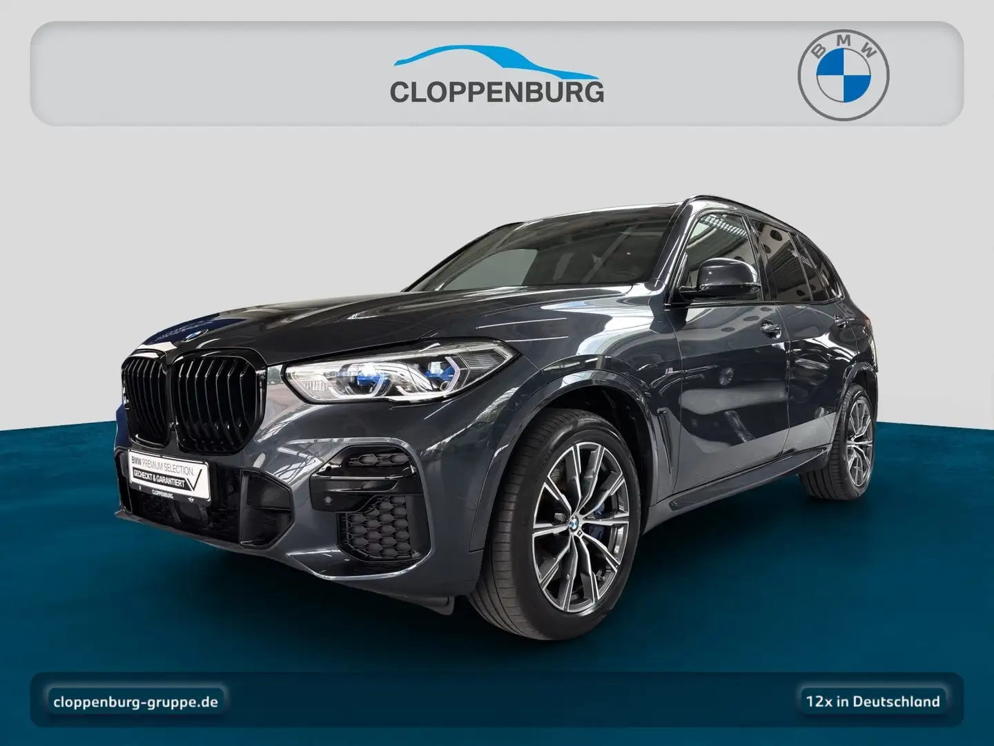 BMW X5 xDrive40d M-Sport Head-Up+AHK+StHz+Navi+Pano+Laser Grau - 1