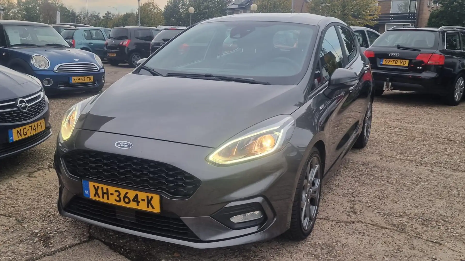 Ford Fiesta 1.0 EcoBoost ST-Line💢€10499,-💢136678 KM Nap Grijs - 2