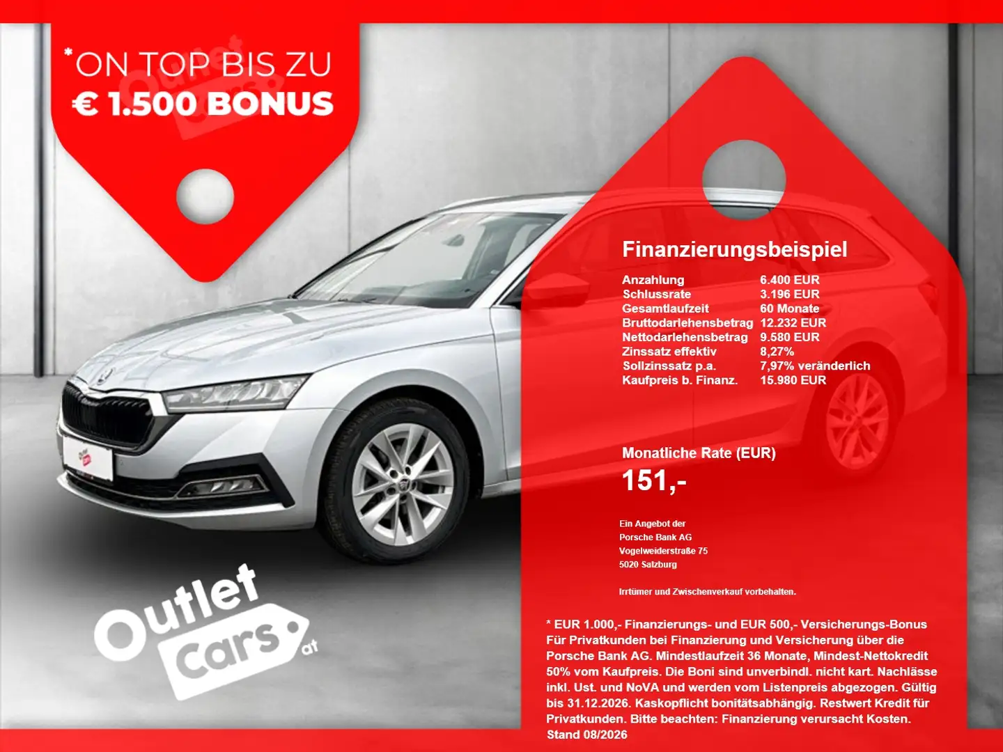Skoda Octavia Combi 2.0 TDI RADAR+HUD+NAVI+MEMORY+LED Silber - 1