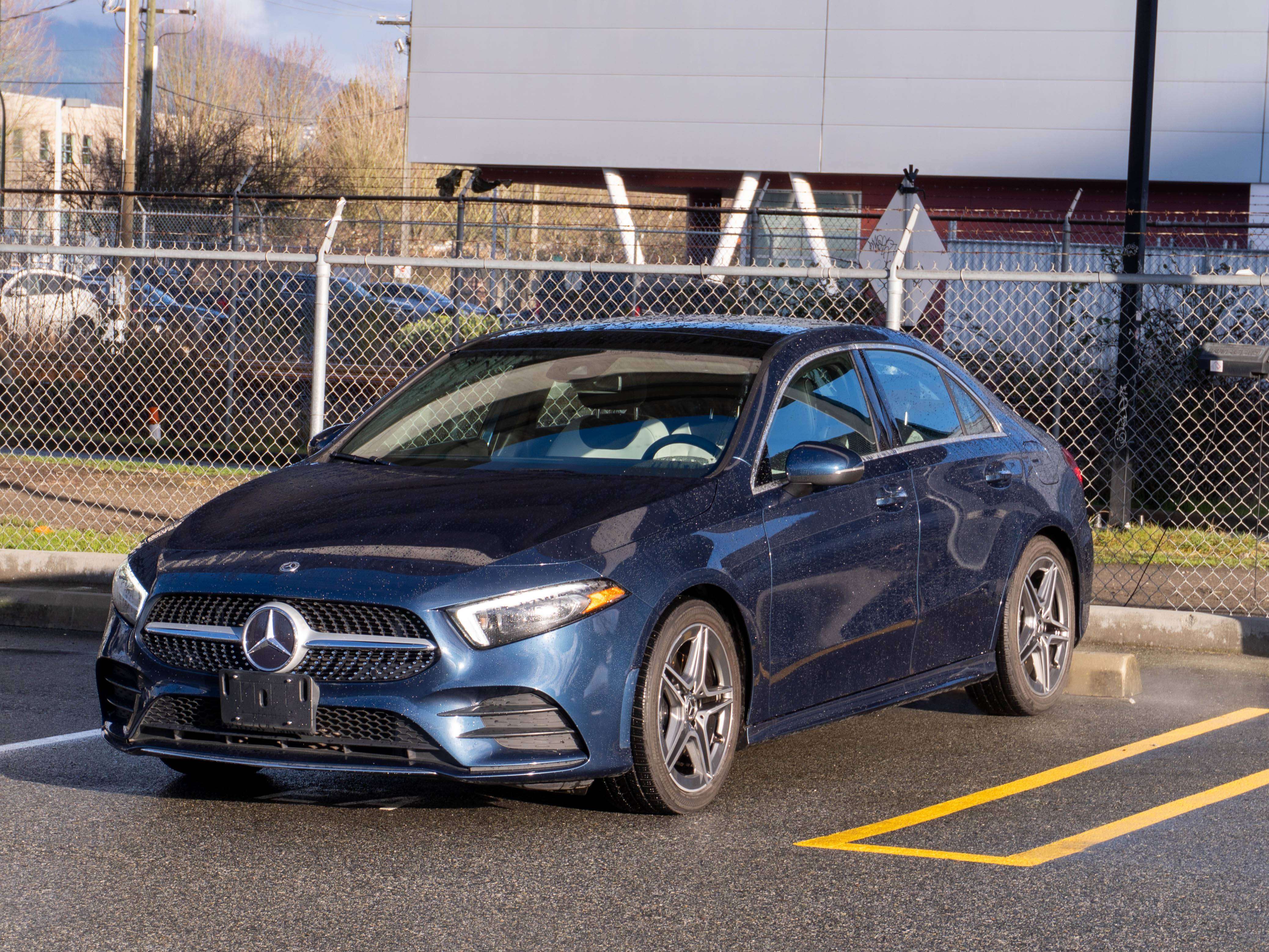 Blue 2020 Mercedes-Benz A-Class Sedan All-Wheel Drive 7-Speed Automatic
