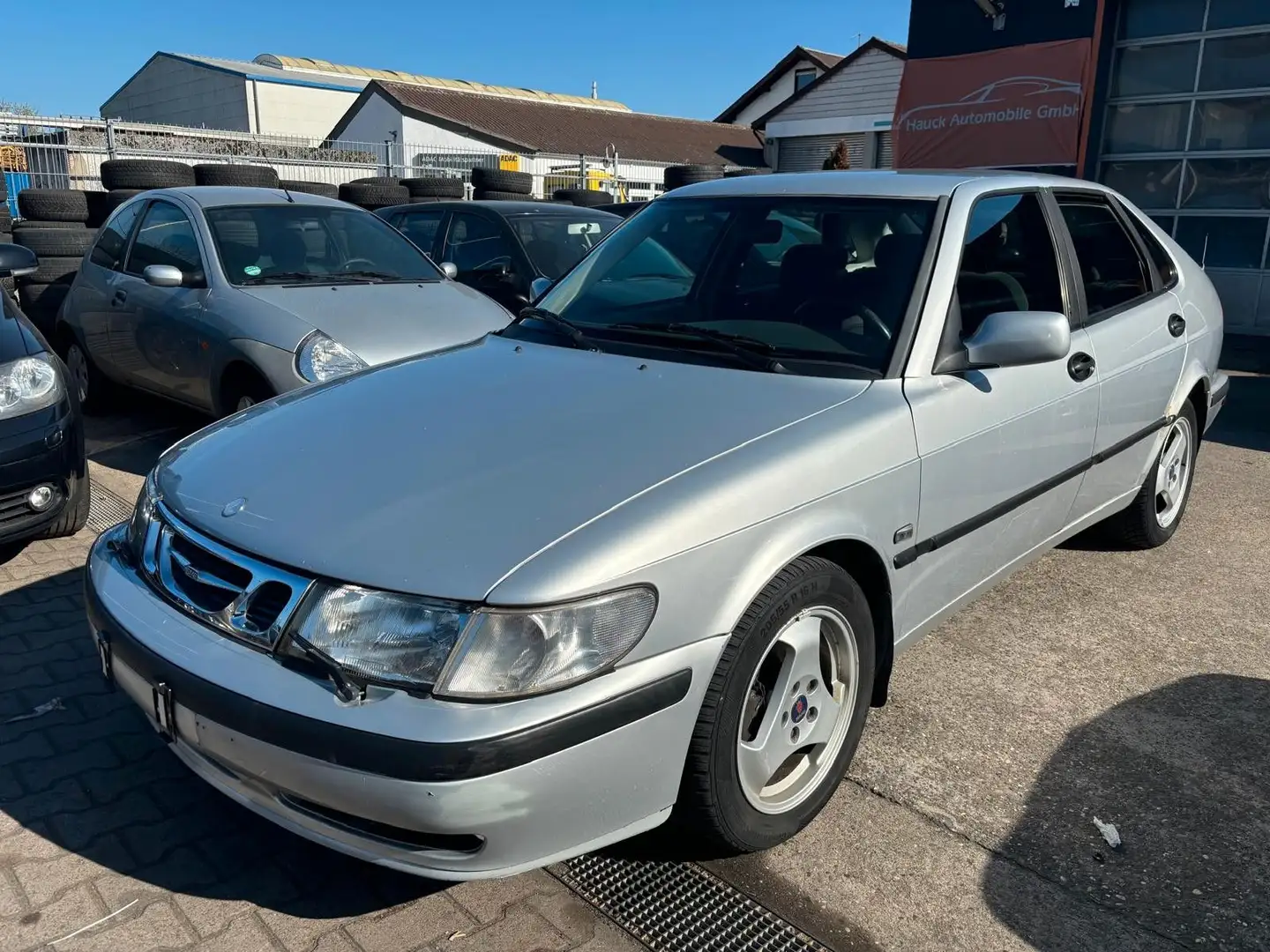 Saab 9-3 2.0t Ecopower Fünftürer /SHZ/Radio/Winter. Plateado - 1