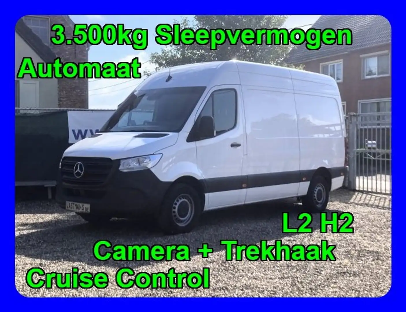 Mercedes-Benz Sprinter 317 36500+BTW Camera / Trekhaak 3500KG L2H2 L2 H2 Wit - 1