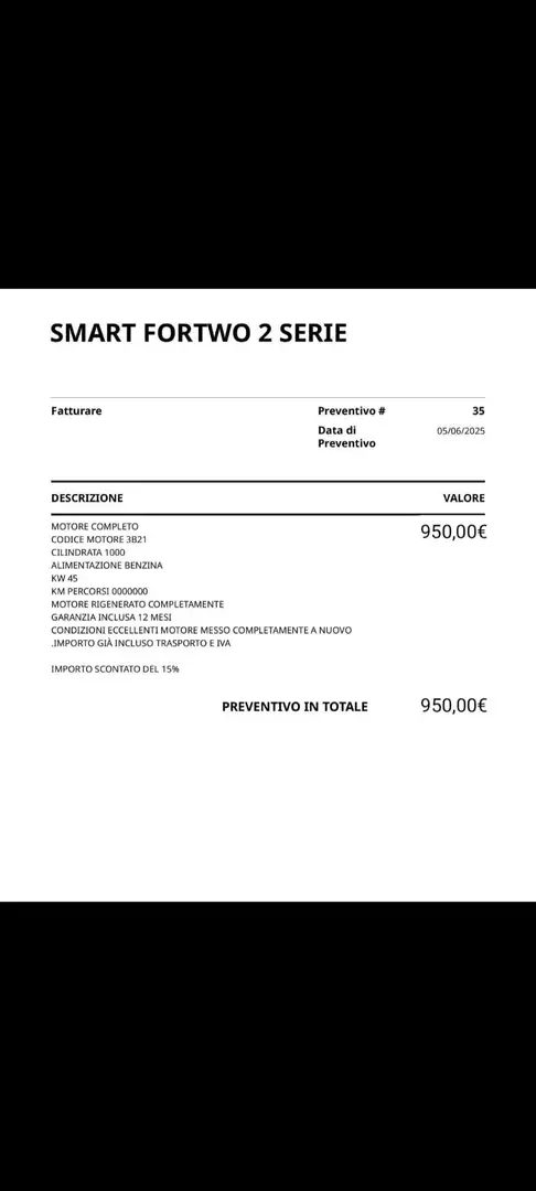 smart forTwo 1.0 mhd Urbanrunner 71cv - 1
