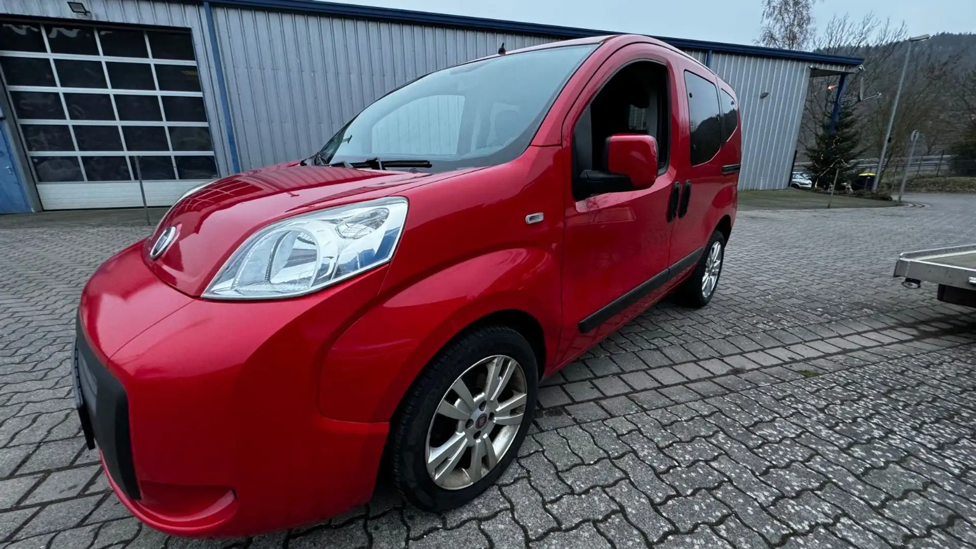 Fiat Qubo !voll1,3D Euro5 COC Scheckh.MWST!Kein TÜVFP! Rot - 1