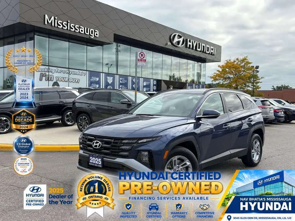 Blue 2025 Hyundai Tucson SUV / Crossover All-Wheel Drive 8-Speed Automatic