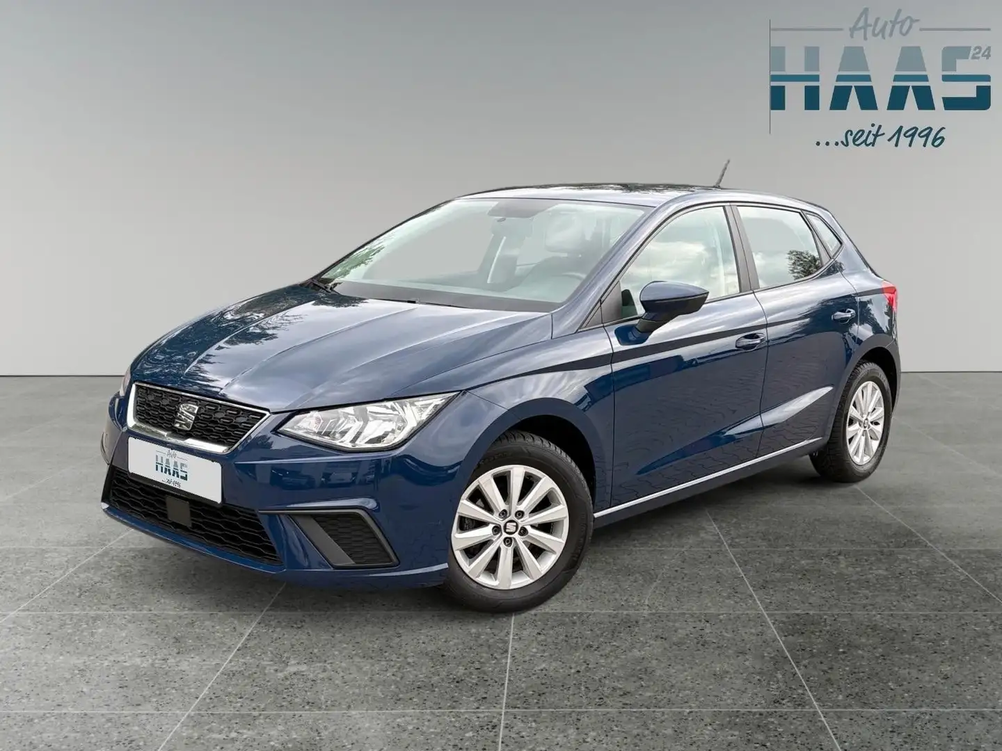 SEAT Ibiza Style 1,0 l Klimaanlage Sitzhzg Alu BT Blau - 1