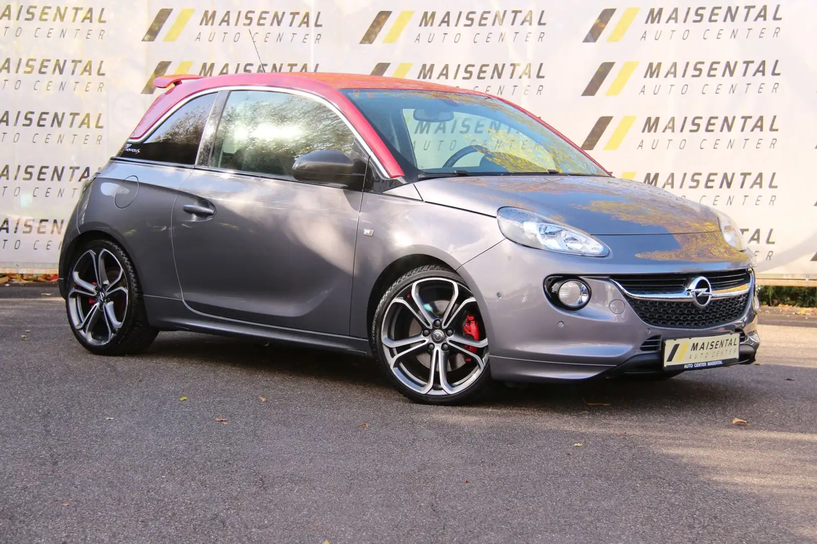 Opel Adam S|PDC|Leder|MFL|SHZ|Bluetooth|Tempomat|HiFi Grijs - 1