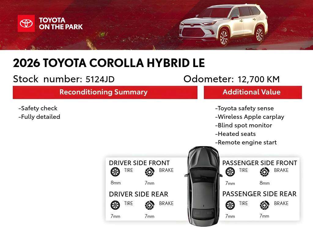 2026 Toyota Corolla Hybrid