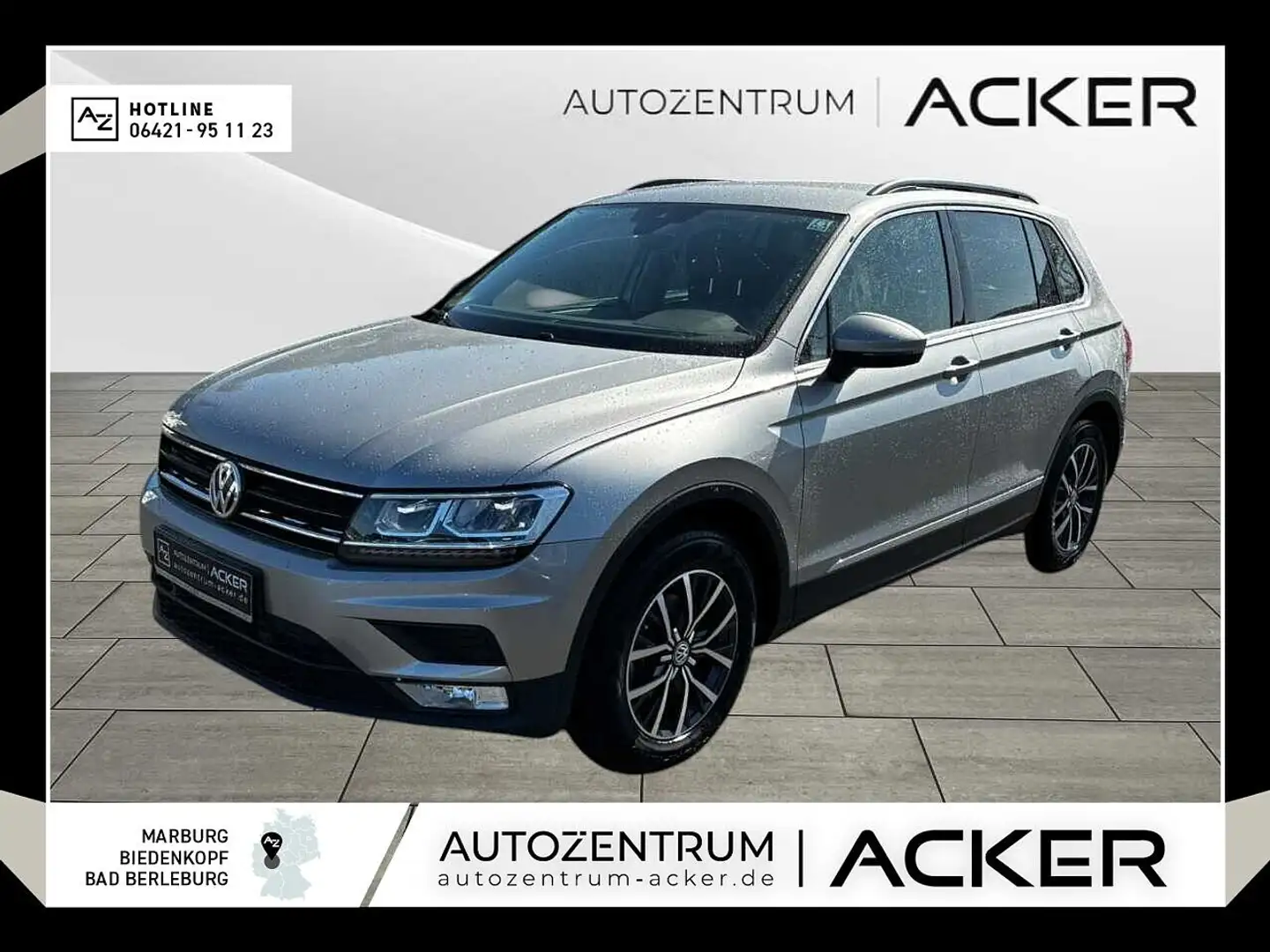 Volkswagen Tiguan 1.4 TSI ACT Comfortline DSG LED/Navi Plateado - 1