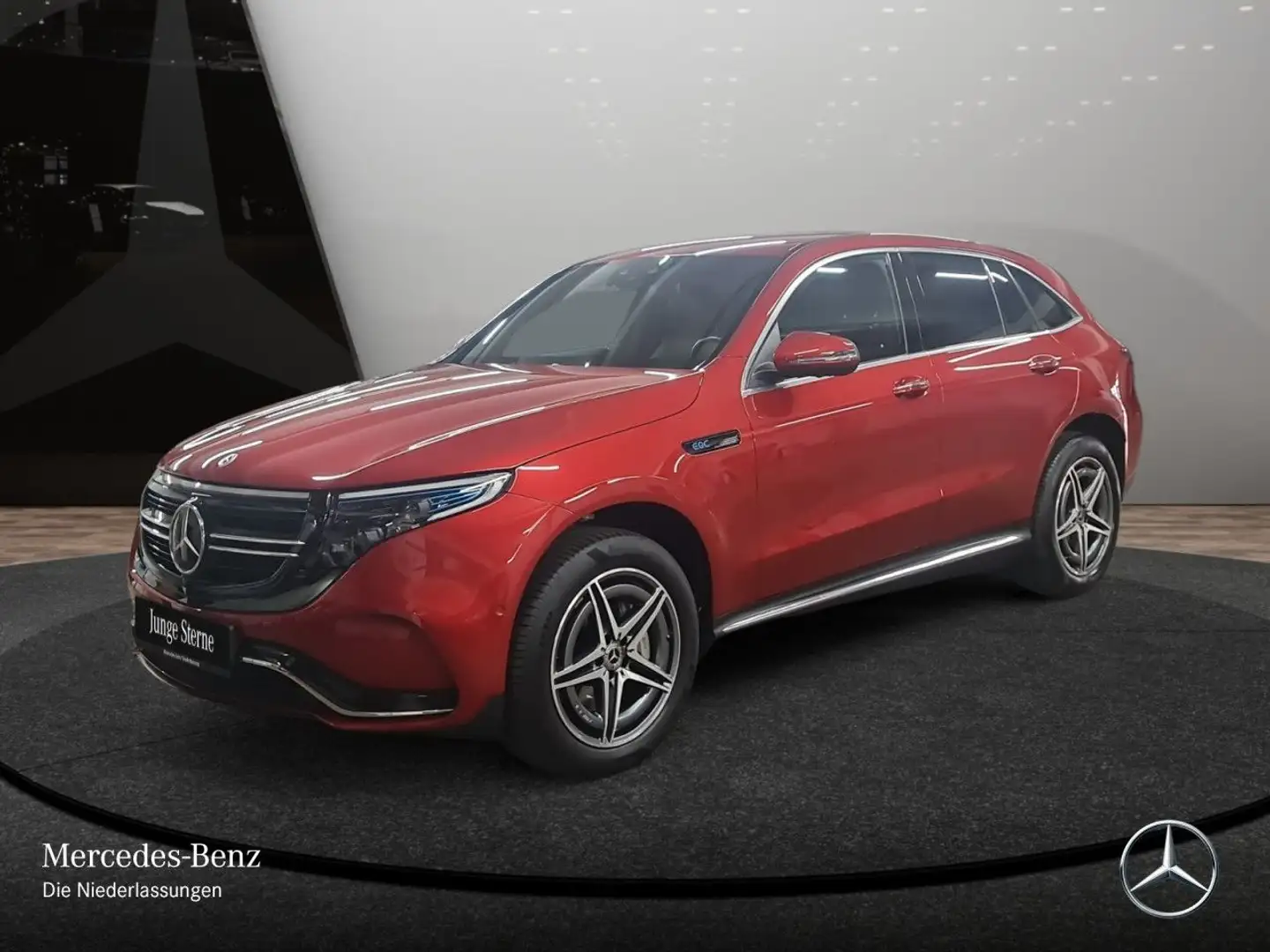 Mercedes-Benz EQC 400 4M AMG+360+AHK+MULTIBEAM+FAHRASS+HUD Rot - 2