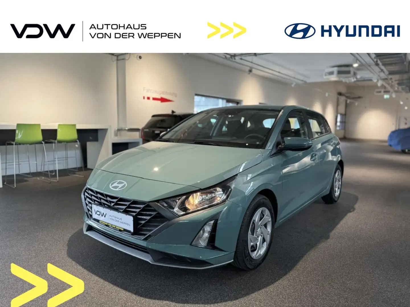 Hyundai i20 SELECT NAVI+ RÜECKFAHRKAM +BLUETOOTH U.V.M.! Verde - 1