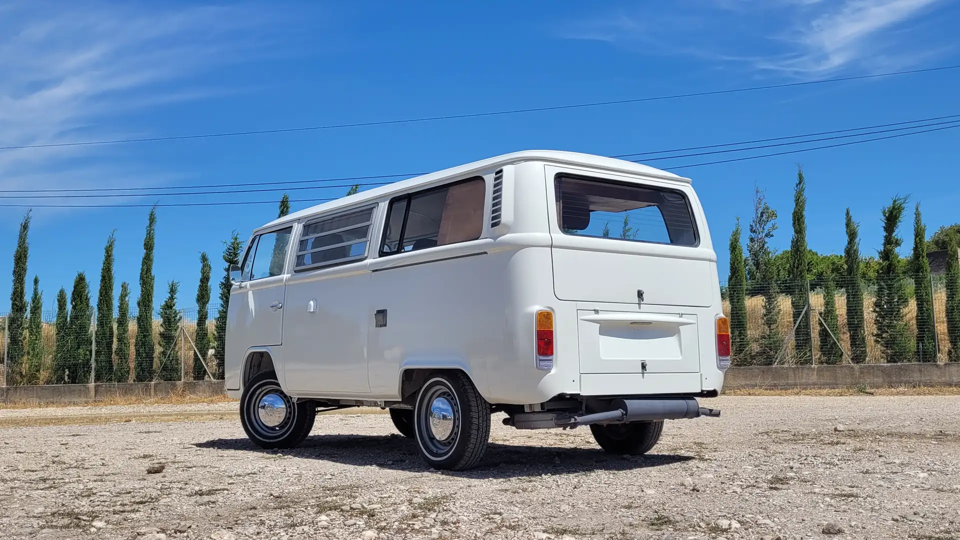 Volkswagen T2 T2B tintop westfalia Blanc - 2
