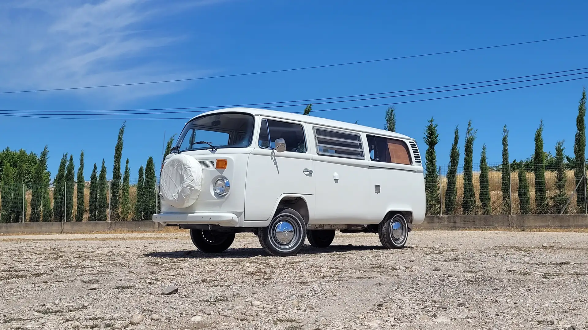 Volkswagen T2 T2B tintop westfalia Blanc - 1
