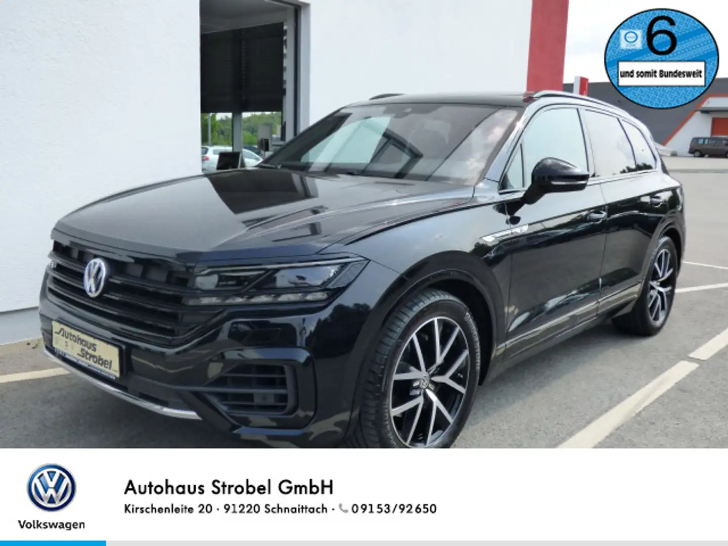 Volkswagen Touareg 3.0 V6 TDI DSG 4M "BLACK STYLE" R-Line L Schwarz - 1
