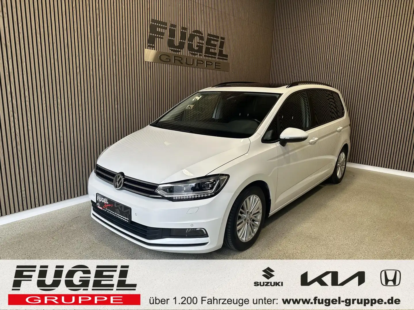 Volkswagen Touran 1.6 TDI DSG Comfortline LED|Pano|ACC|AHK Weiß - 1