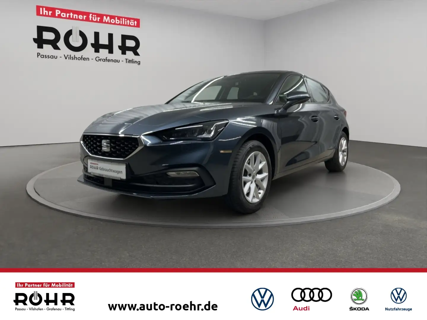 SEAT Leon Style (FullLink.SHZ.ACC.LED.Bluetooth.PDC.DAB) 1.0 Grijs - 1