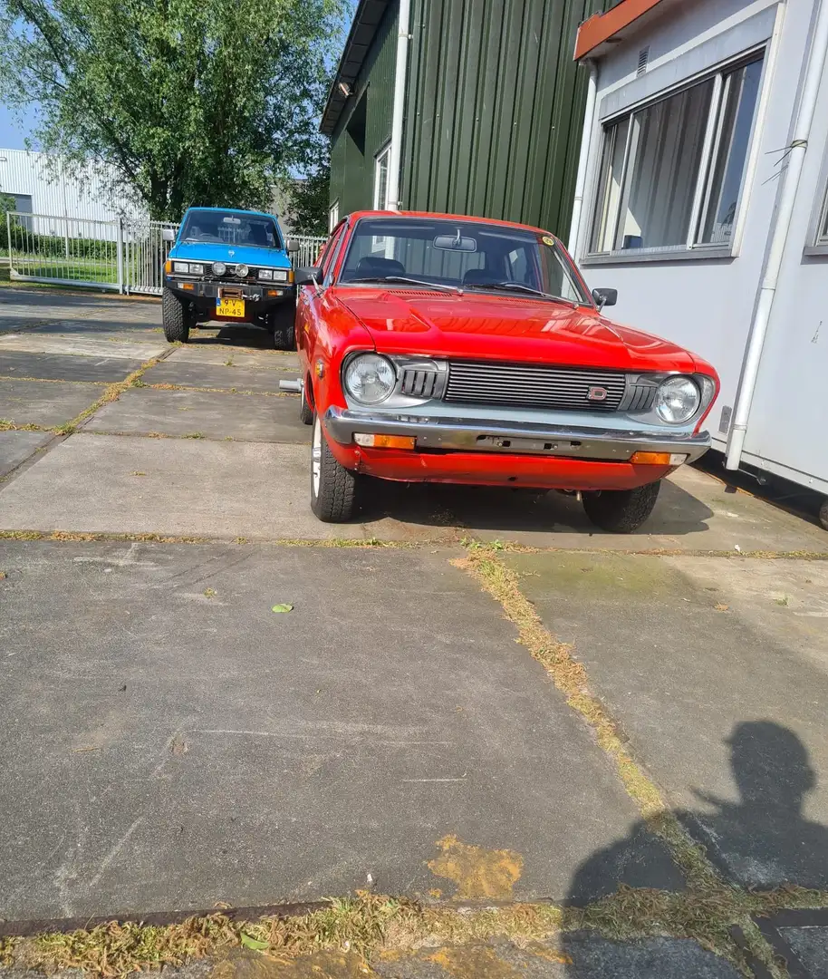 Oldtimer Datsun Datsun Nissan 120y 4 deurs. UNIEK IN NEDERLAND! Roşu - 2