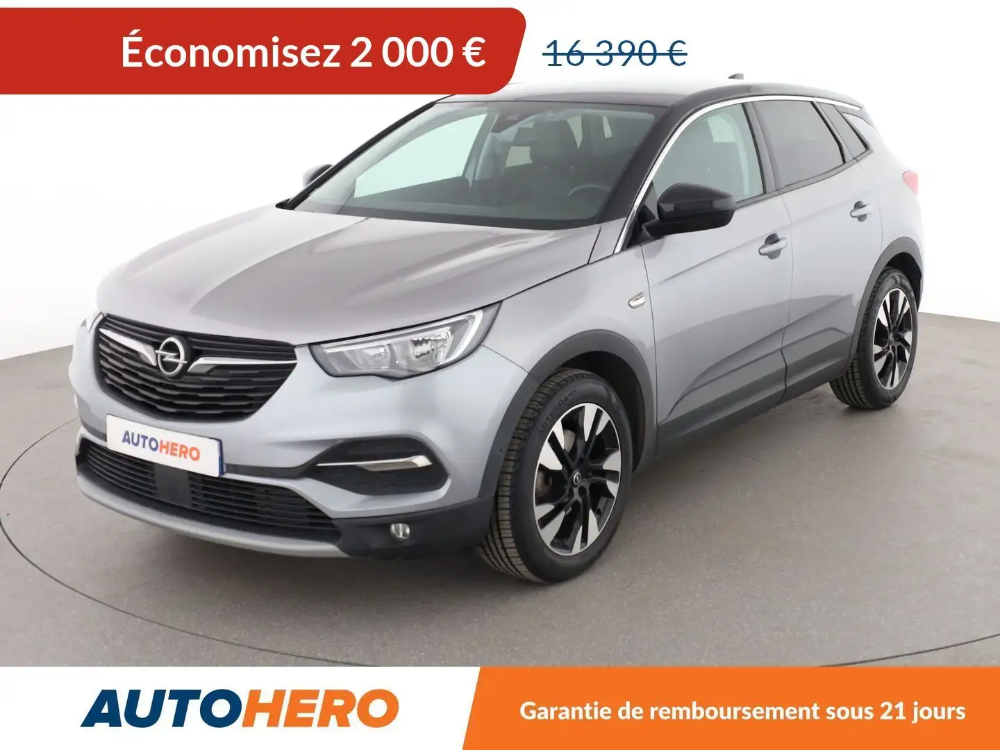Opel Grandland X 1.5 Diesel Design Line Automatique Gris - 1