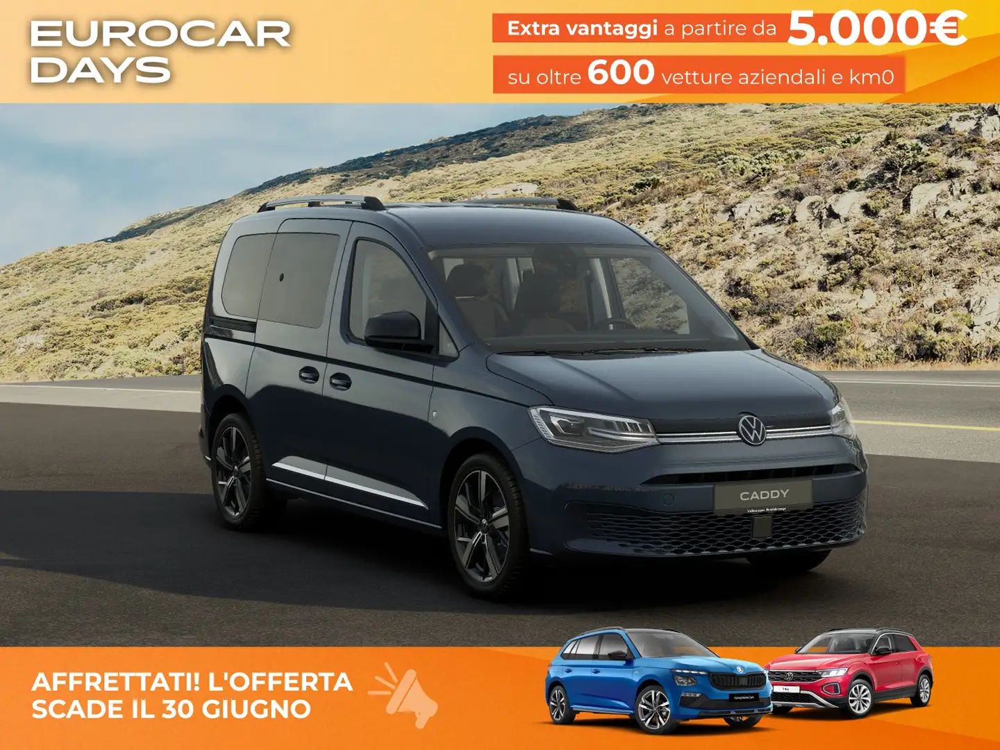 Volkswagen Caddy Style 2.0 TDI 122 CV DSG Blu/Azzurro - 2