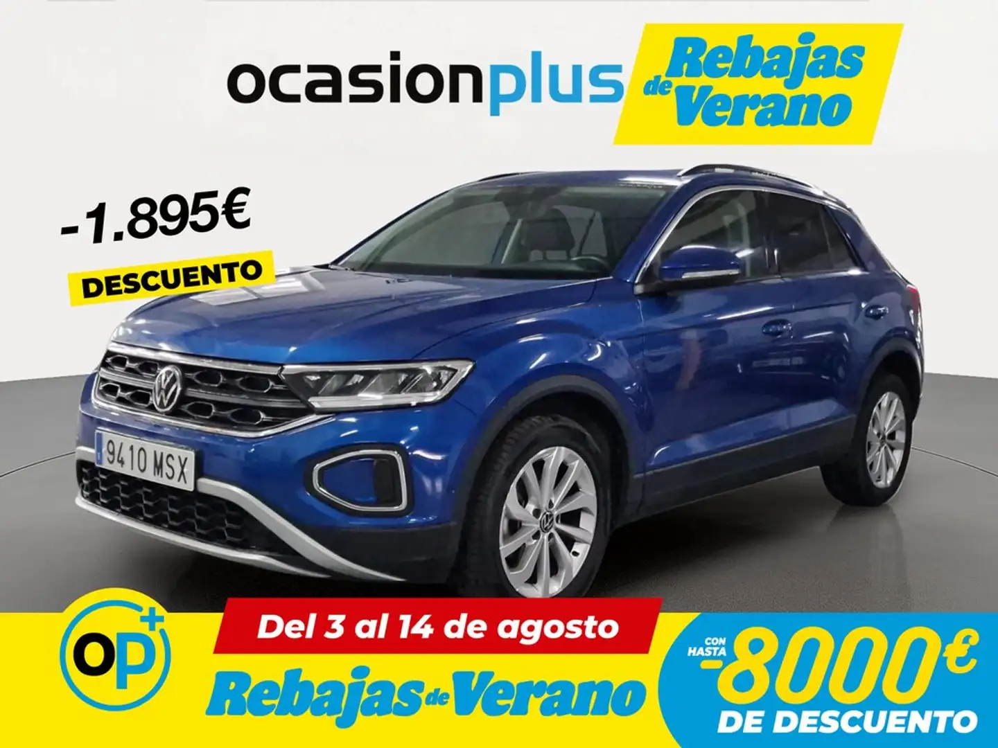 Volkswagen T-Roc 1.0 TSI Life 81kW Azul - 1