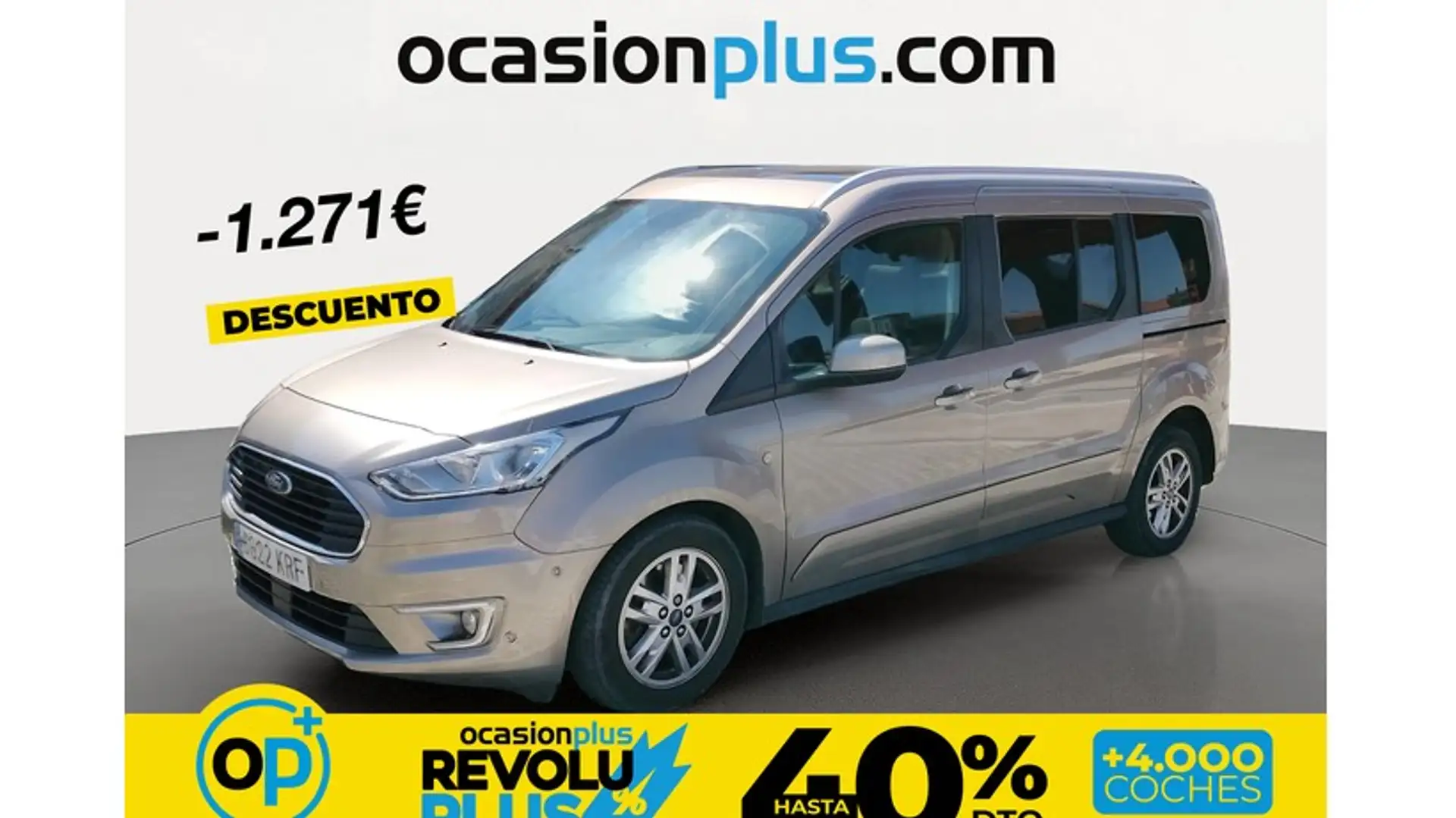 Ford Tourneo Connect Grand 1.5TDCi Auto-S&S Titanium 120 Plateado - 1