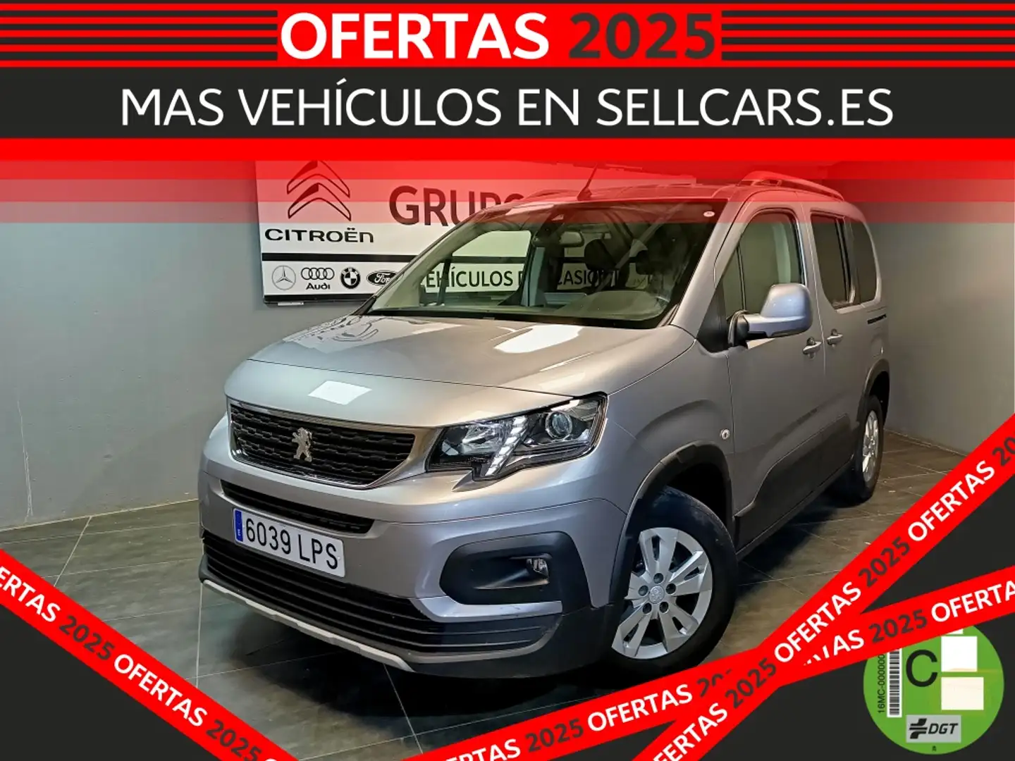 Peugeot Rifter 1.5BlueHDi S&S Standard Allure 100 Gris - 1