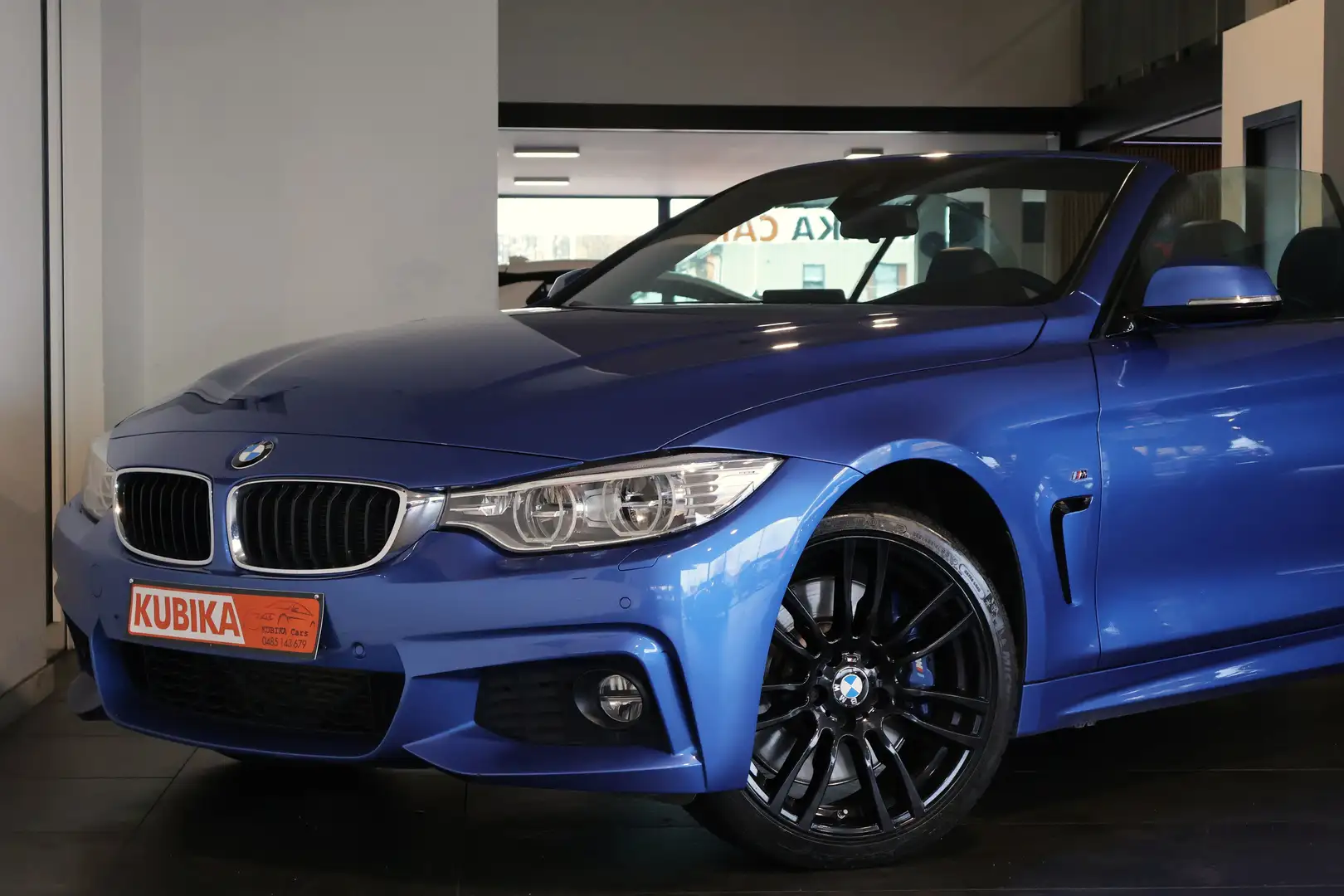 BMW 428 428i Cabrio Sport-Aut. M-Pack LijnA Head-Up 12M* Blauw - 2